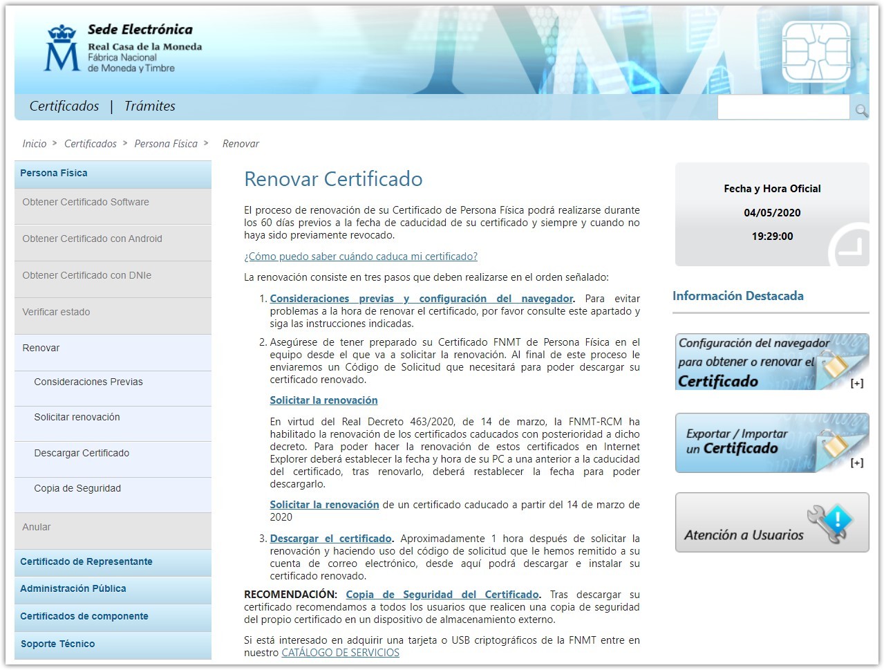 certificado digital fnmt en safari